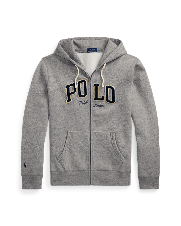 POLO RALPH LAUREN - Sweat à capuche zippé en molleton Vintage heather - Lothaire