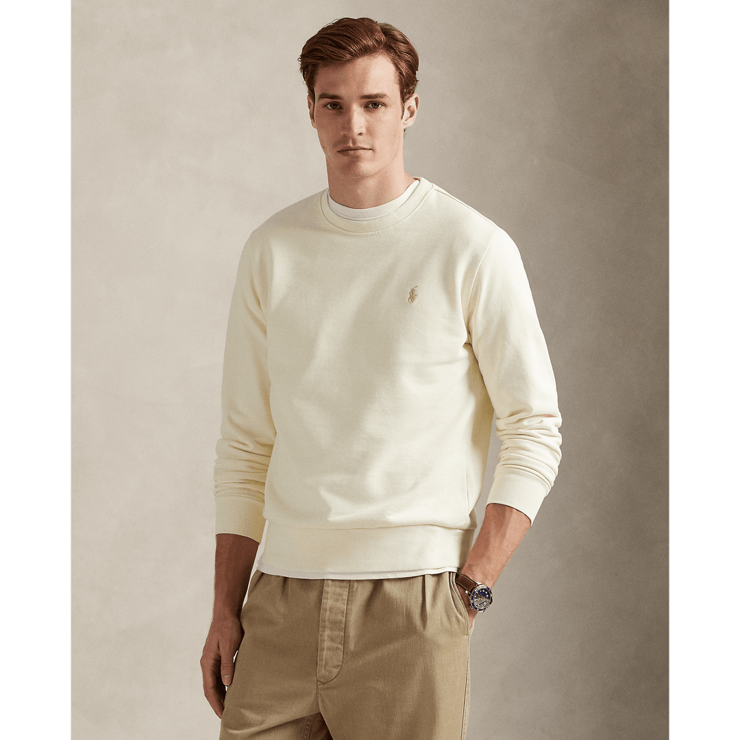 POLO RALPH LAUREN - Sweat en molleton bouclé Crème - Lothaire