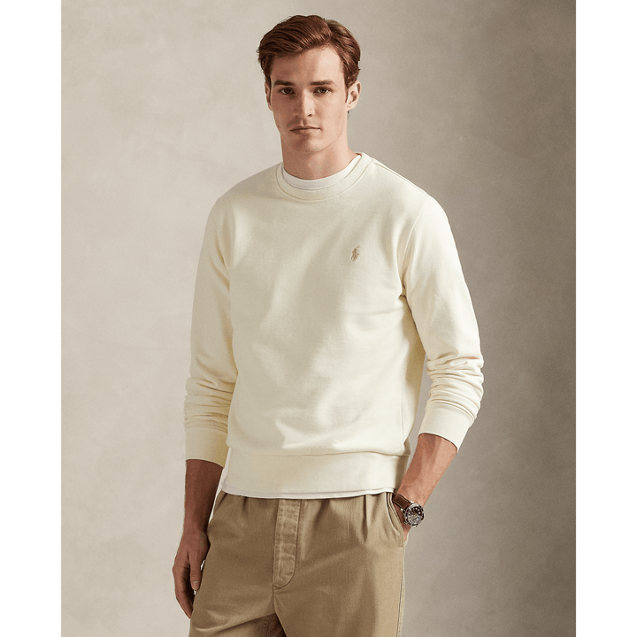 POLO RALPH LAUREN - Sweat en molleton bouclé Crème - Lothaire