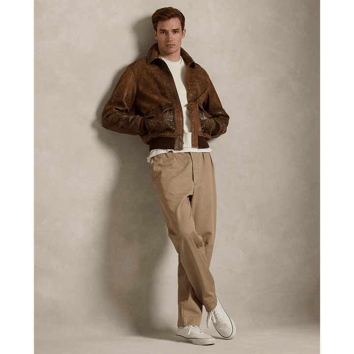 POLO RALPH LAUREN - Sweat en molleton bouclé Crème - Lothaire