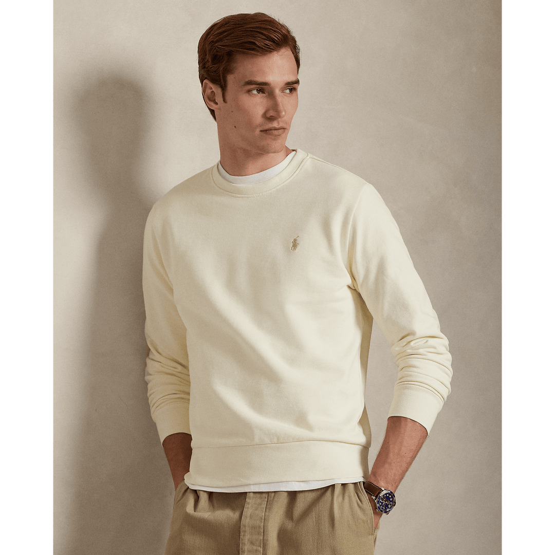 POLO RALPH LAUREN - Sweat en molleton bouclé Crème - Lothaire