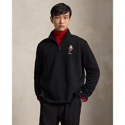 POLO RALPH LAUREN - Sweat Polo Bear à Col Cheminée Noir - Lothaire