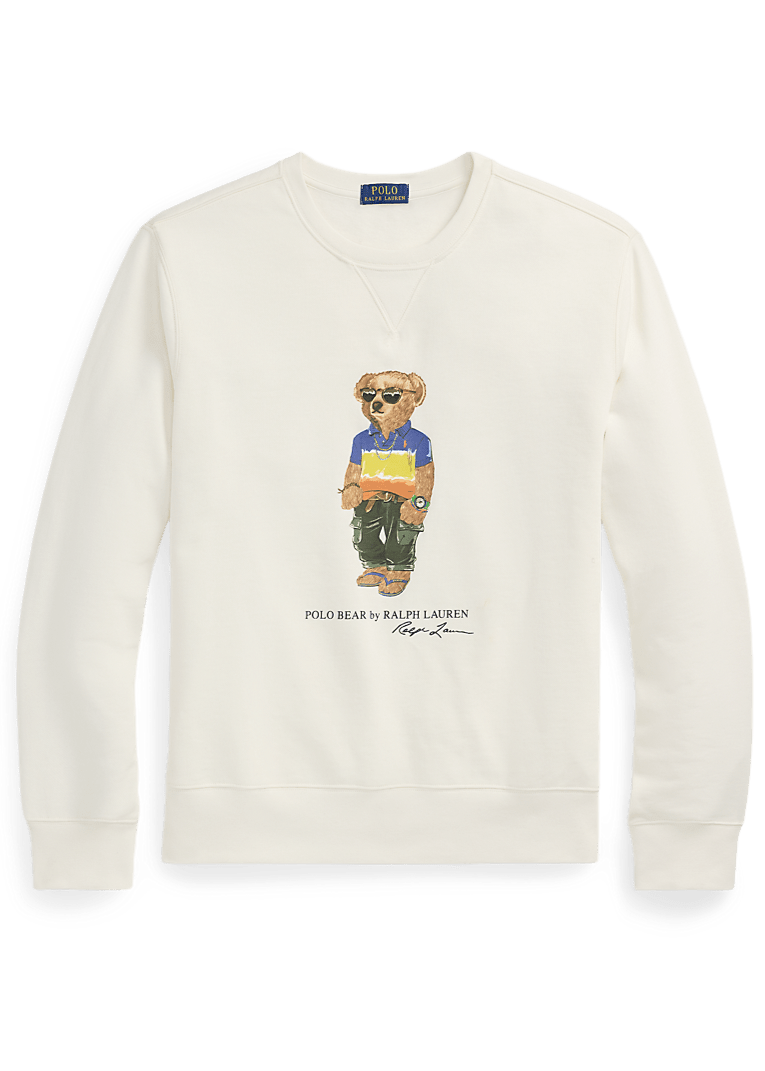 POLO RALPH LAUREN - Sweat Polo Bear en molleton Crème - Lothaire