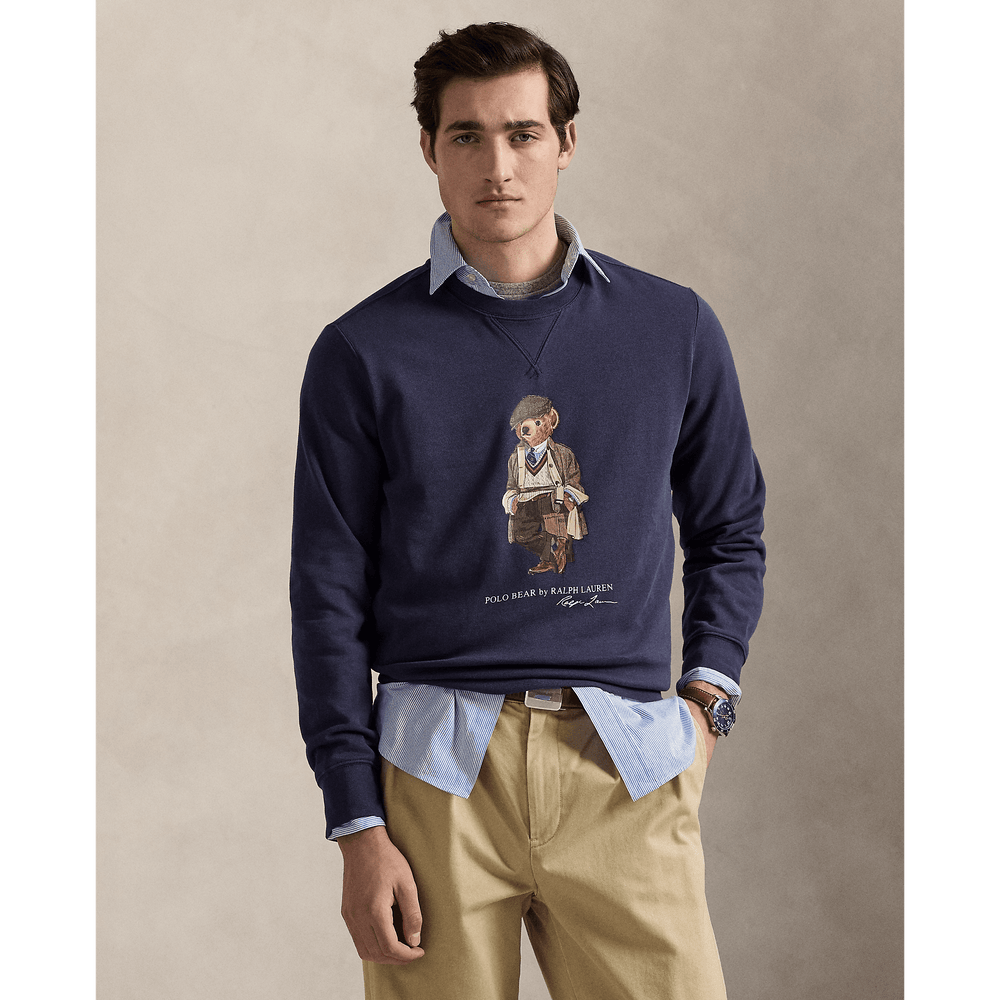 POLO RALPH LAUREN - Sweat Polo Bear en molleton Faded Blue - Lothaire
