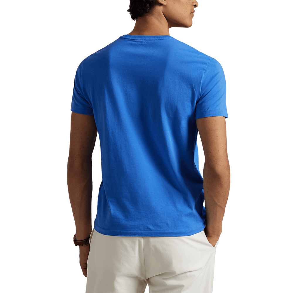 POLO RALPH LAUREN - T-shirt à col rond Custom Slim Fit Bleu - Lothaire