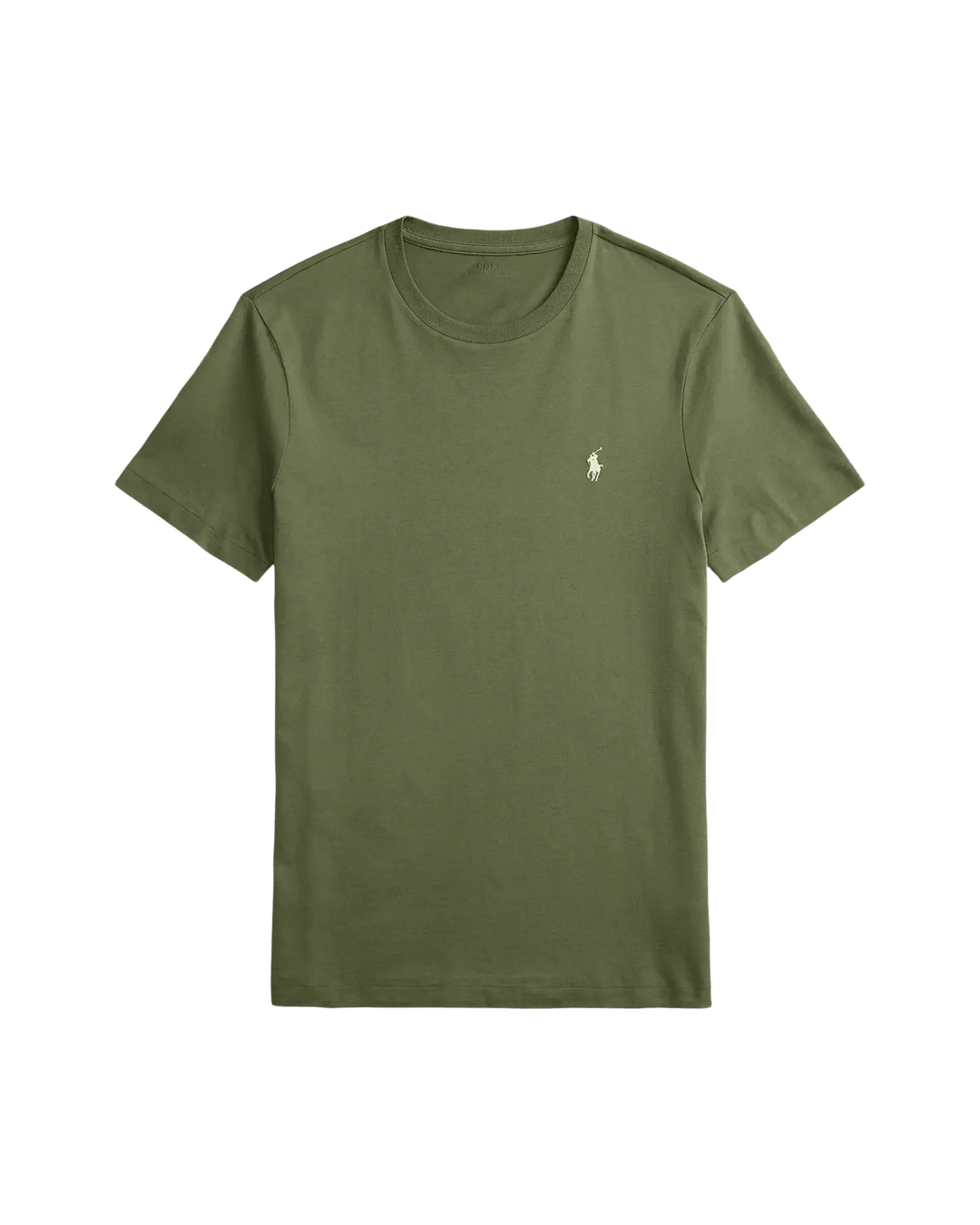 POLO RALPH LAUREN - T-shirt à col rond Custom Slim Fit Olive jardin - Lothaire