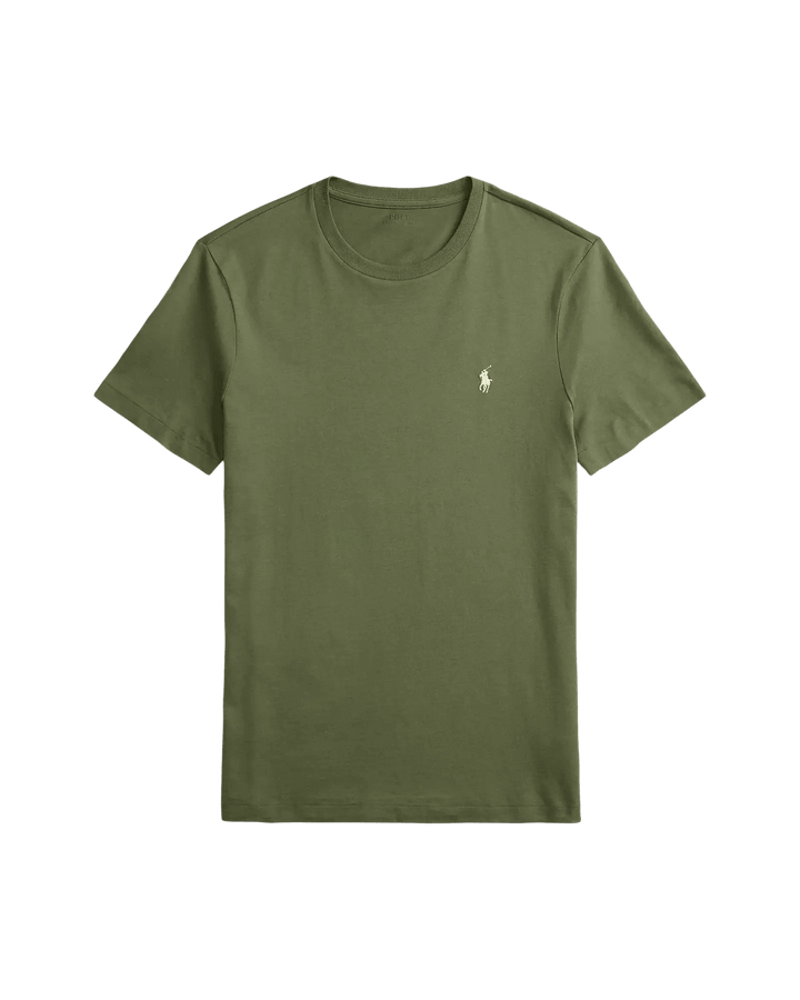 POLO RALPH LAUREN - T-shirt à col rond Custom Slim Fit Olive jardin - Lothaire
