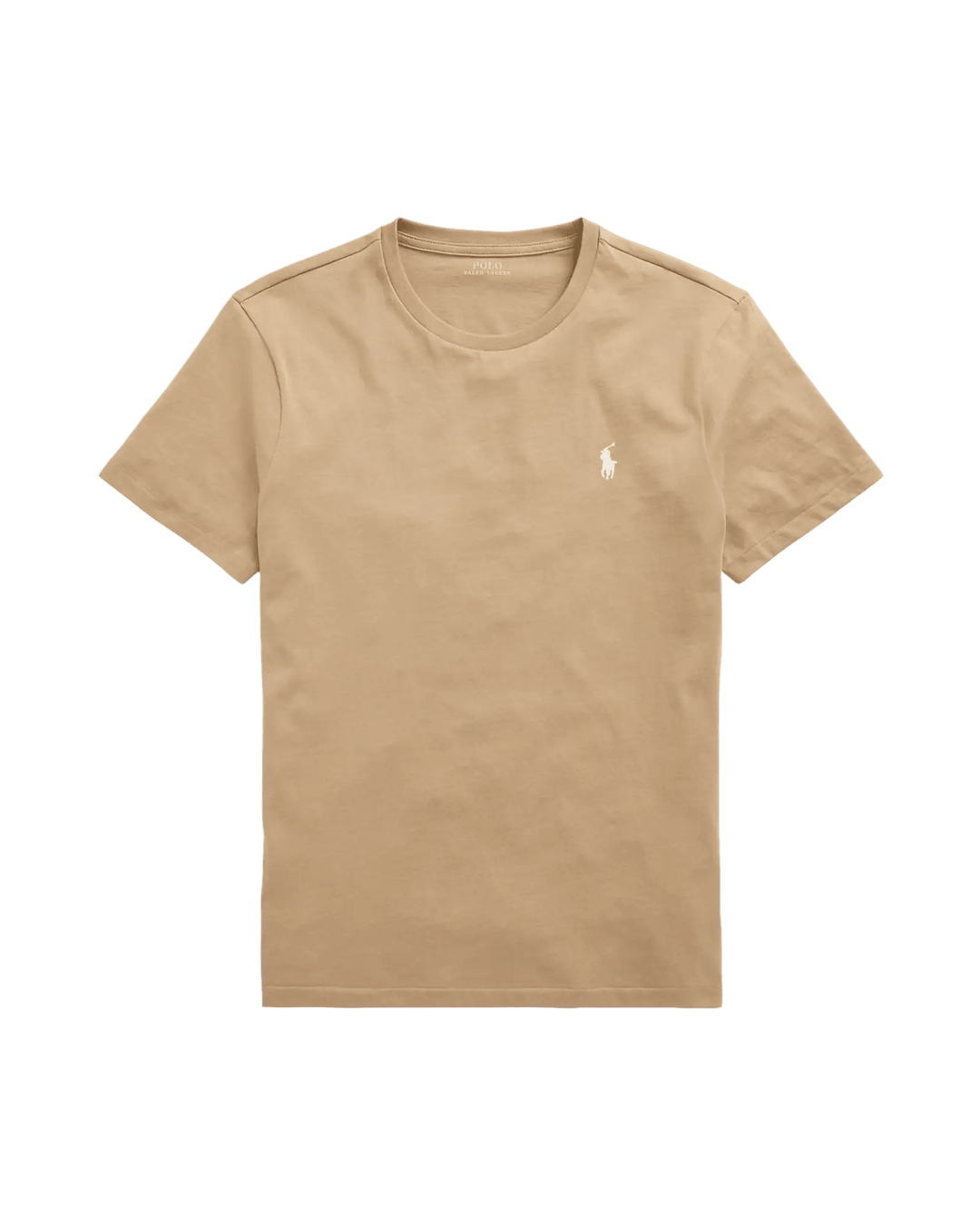POLO RALPH LAUREN - T-shirt col rond en jersey Custom Slim Fit Beige sable - Lothaire