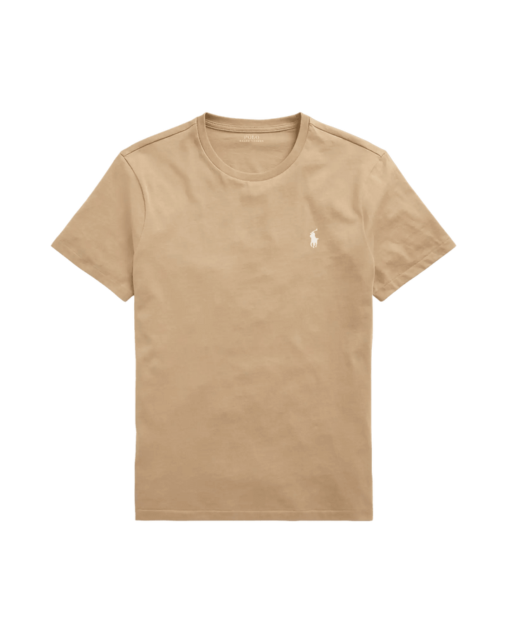 POLO RALPH LAUREN - T-shirt col rond en jersey Custom Slim Fit Beige sable - Lothaire