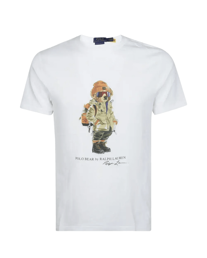 POLO RALPH LAUREN - T-shirt en Jersey Imprimé Blanc - Lothaire