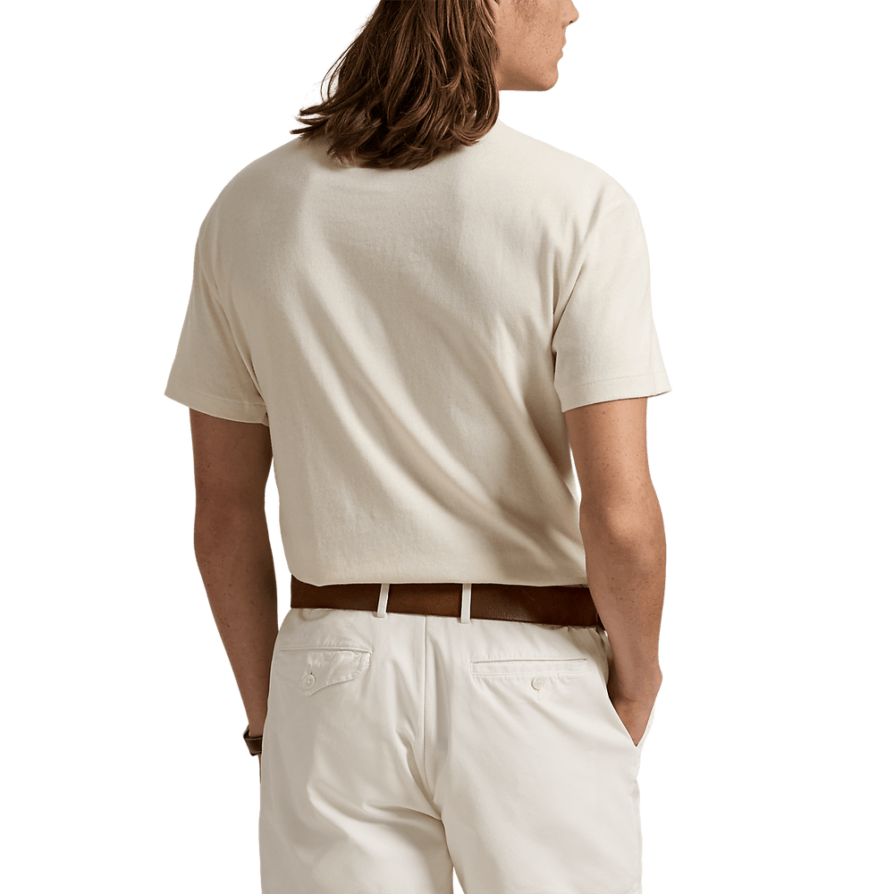 POLO RALPH LAUREN - T-shirt Polo Bear Custom Slim Fit jersey Beige - Lothaire