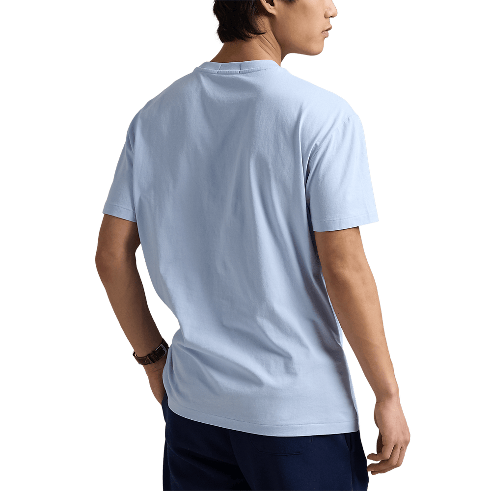 POLO RALPH LAUREN - T-shirt Polo Bear Custom Slim Fit jersey Bleu ciel - Lothaire