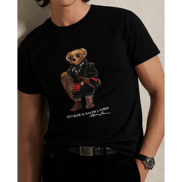 POLO RALPH LAUREN - T-shirt Polo Bear Custom Slim Fit Noir - Lothaire
