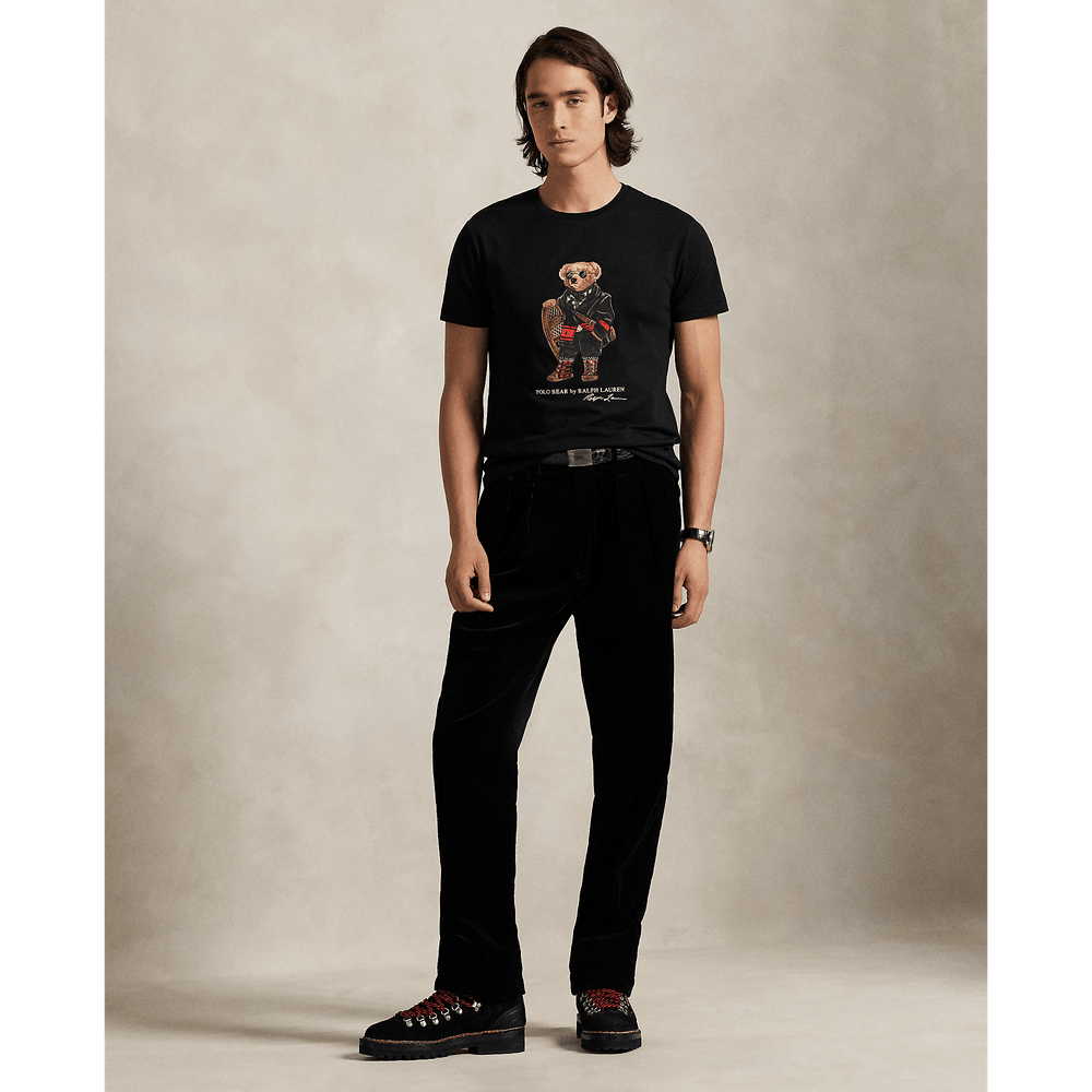 POLO RALPH LAUREN - T-shirt Polo Bear Custom Slim Fit Noir - Lothaire