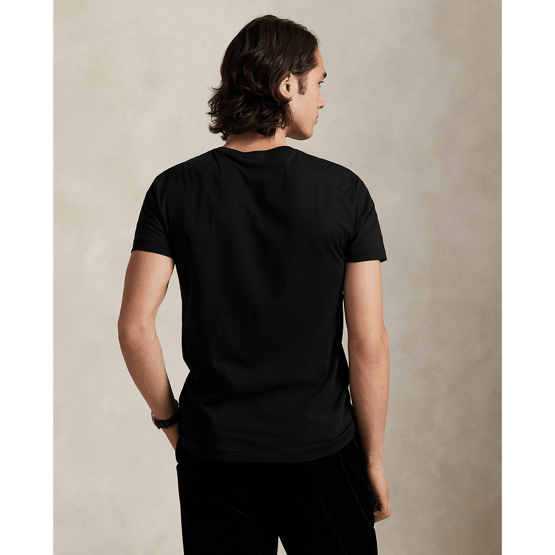 POLO RALPH LAUREN - T-shirt Polo Bear Custom Slim Fit Noir - Lothaire