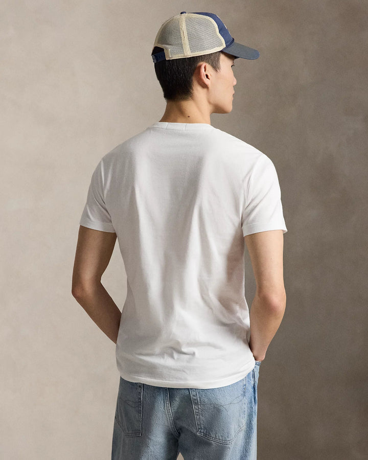 POLO RALPH LAUREN - T-shirt Polo Bear Custom Slim Fit Ourson d'été Blanc - Lothaire