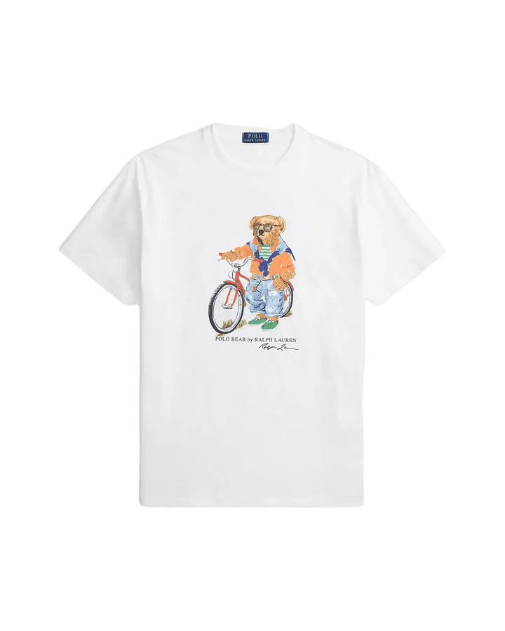 POLO RALPH LAUREN - T-shirt Polo Bear Custom Slim Fit Ourson d'été Blanc - Lothaire