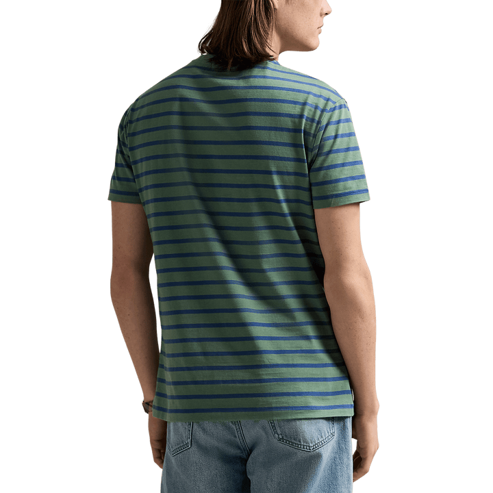 POLO RALPH LAUREN - T-shirt rayé classique en jersey Vert - Lothaire