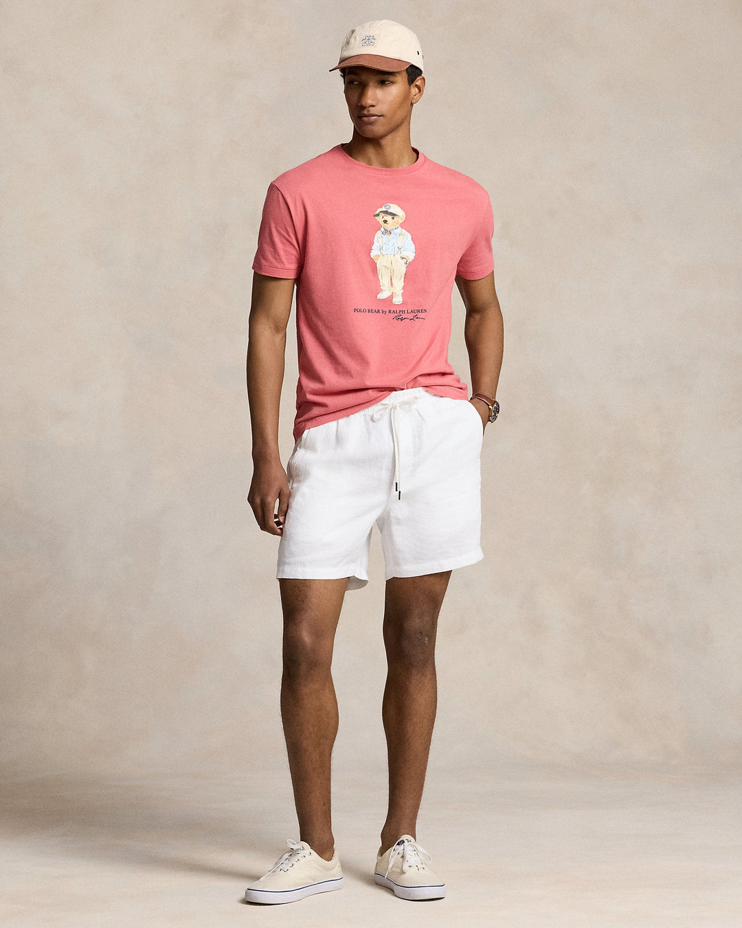 Polo Ralph Lauren - T-shirt rose Polo Bear classique en jersey - Lothaire