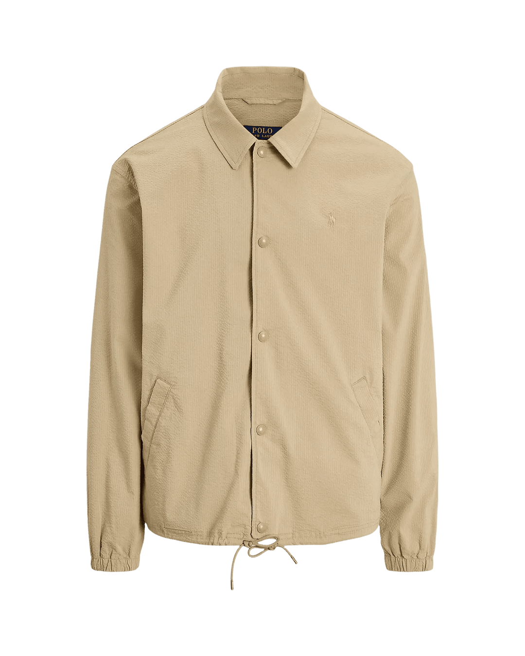 POLO RALPH LAUREN - Veste de coach en seersucker Kaki - Lothaire