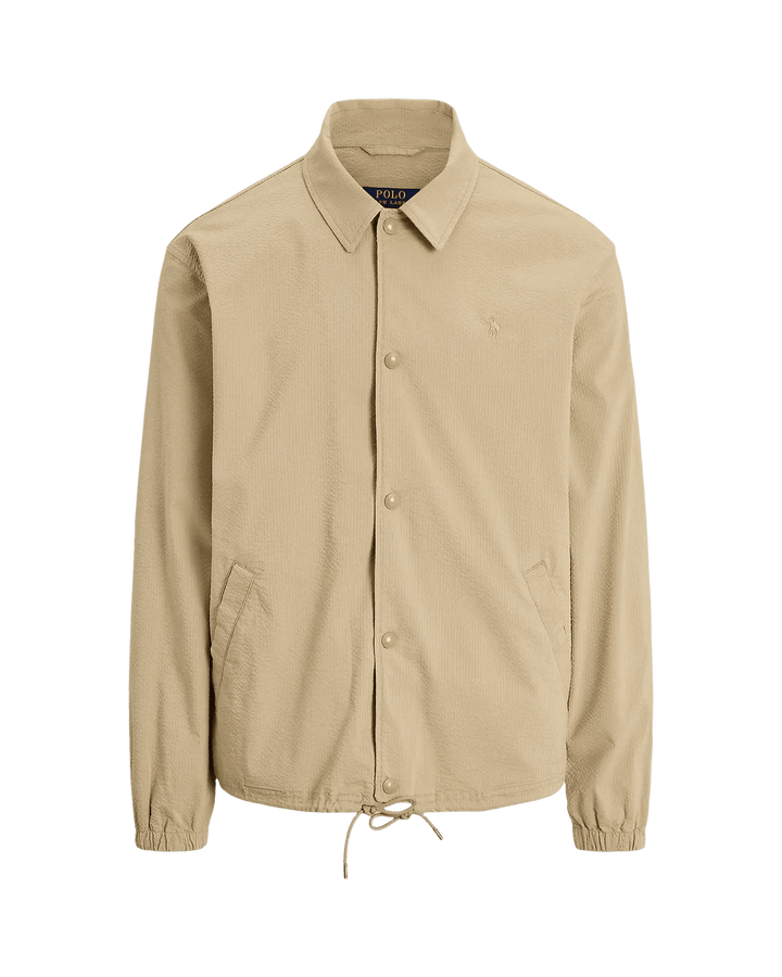 POLO RALPH LAUREN - Veste de coach en seersucker Kaki - Lothaire