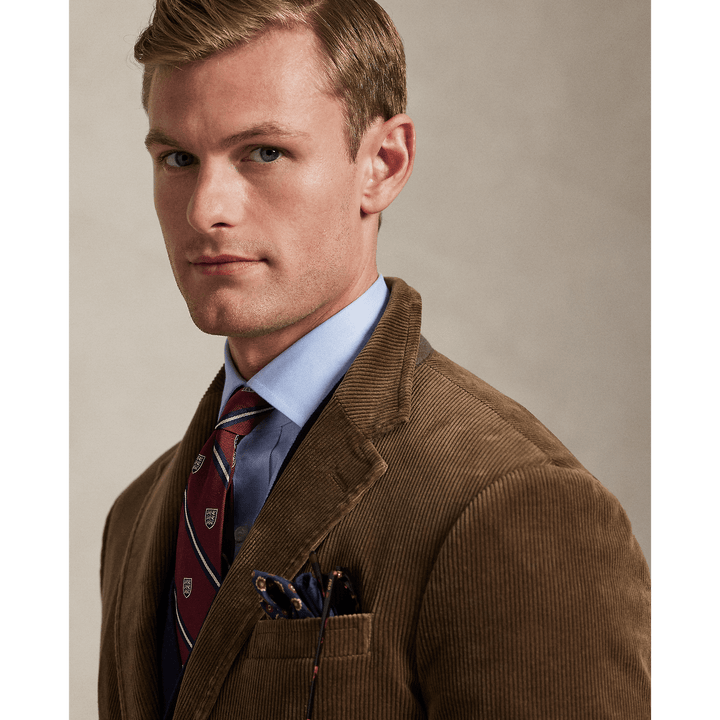 POLO RALPH LAUREN - Veste de costume en velours côtelé stretch Montana Brown - Lothaire