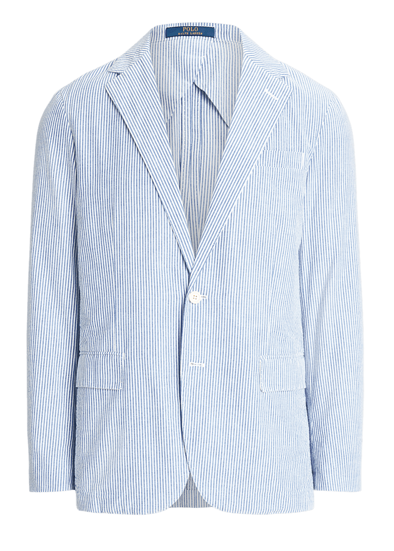 POLO RALPH LAUREN - Veste de costume Polo Soft Modern Fit Bleu e Blanc - Lothaire