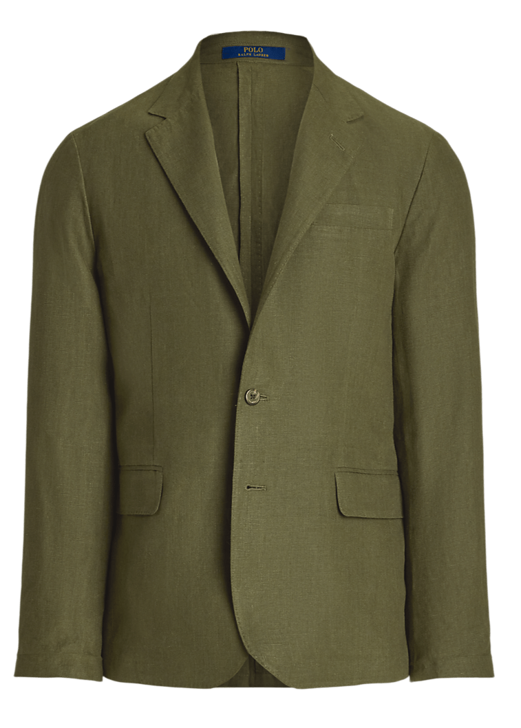 POLO RALPH LAUREN - Veste de costume Polo Soft Modern Fit Vert Kaki - Lothaire