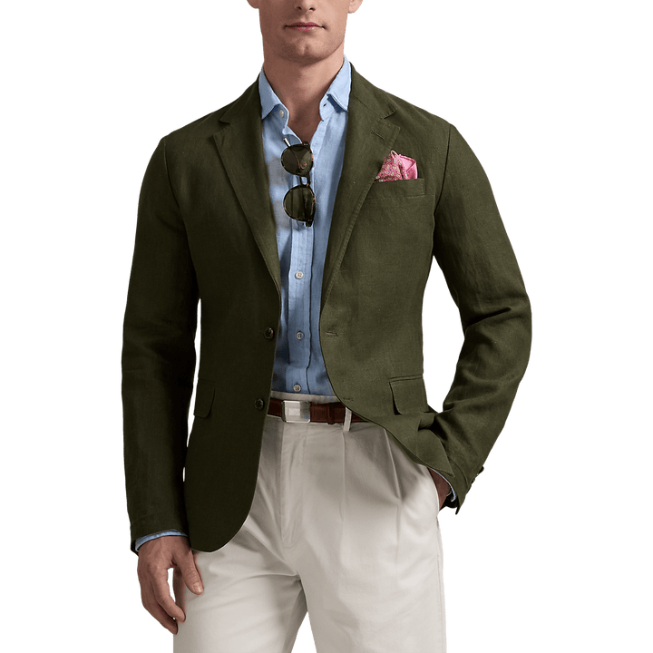 POLO RALPH LAUREN - Veste de costume Polo Soft Modern Fit Vert Kaki - Lothaire