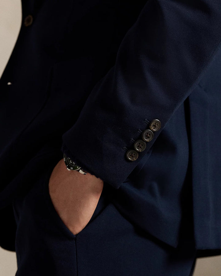POLO RALPH LAUREN - Veste Polo Soft Modern Fit maille double Bleu marine - Lothaire