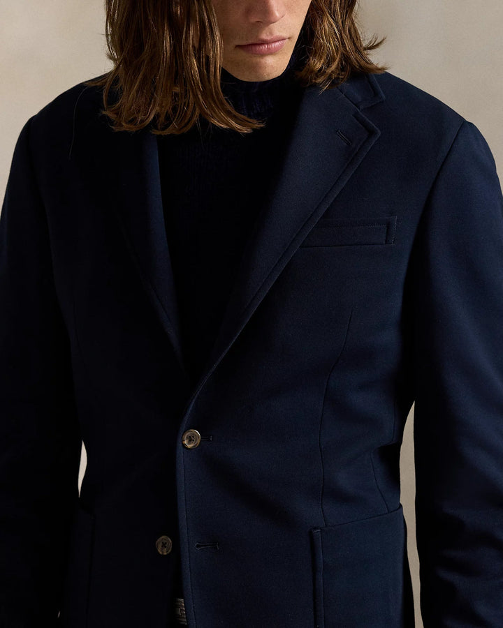 POLO RALPH LAUREN - Veste Polo Soft Modern Fit maille double Bleu marine - Lothaire
