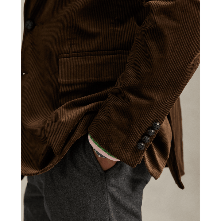 POLO RALPH LAUREN - Veste RL67 en velours côtelé Chataîgne - Lothaire
