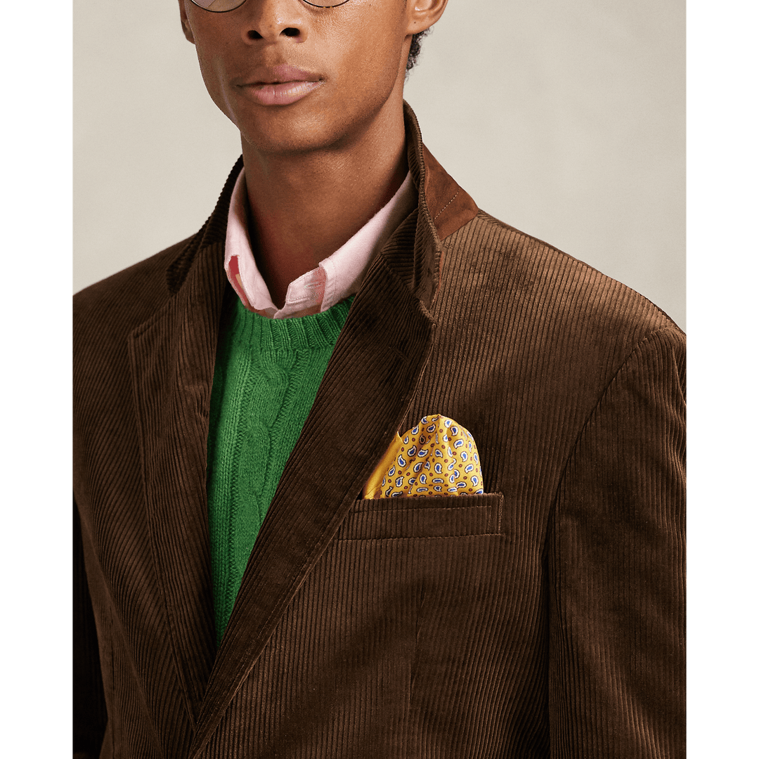 POLO RALPH LAUREN - Veste RL67 en velours côtelé Chataîgne - Lothaire