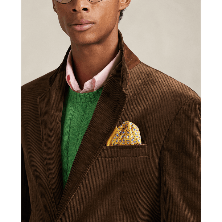 POLO RALPH LAUREN - Veste RL67 en velours côtelé Chataîgne - Lothaire