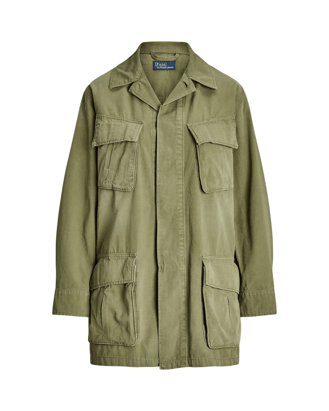 POLO RALPH LAUREN - Veste utilitaire en toile de coton Vert olive - Lothaire
