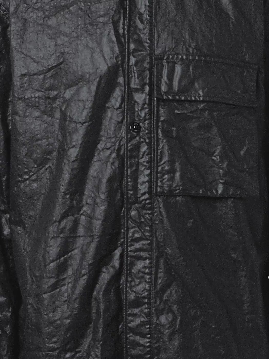 STONE ISLAND - Comfort-fit Overshirt with Pocket Noir