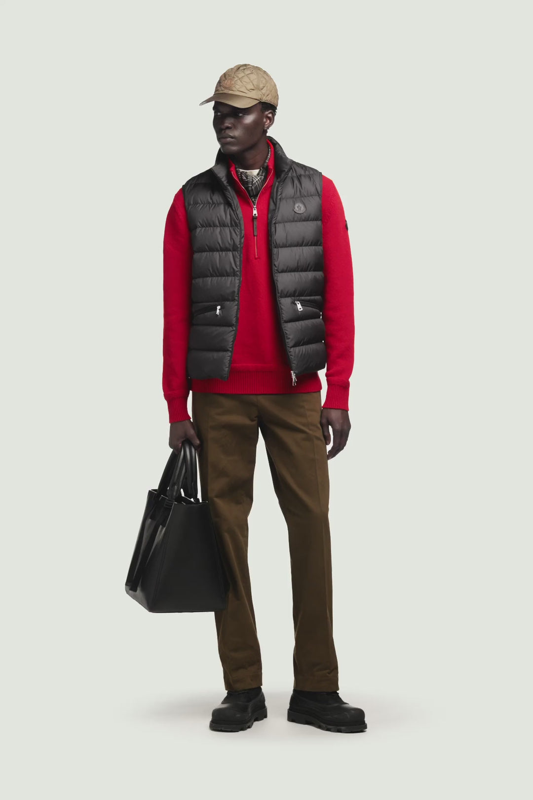 MONCLER – Doudoune sans manches Treompan Noir