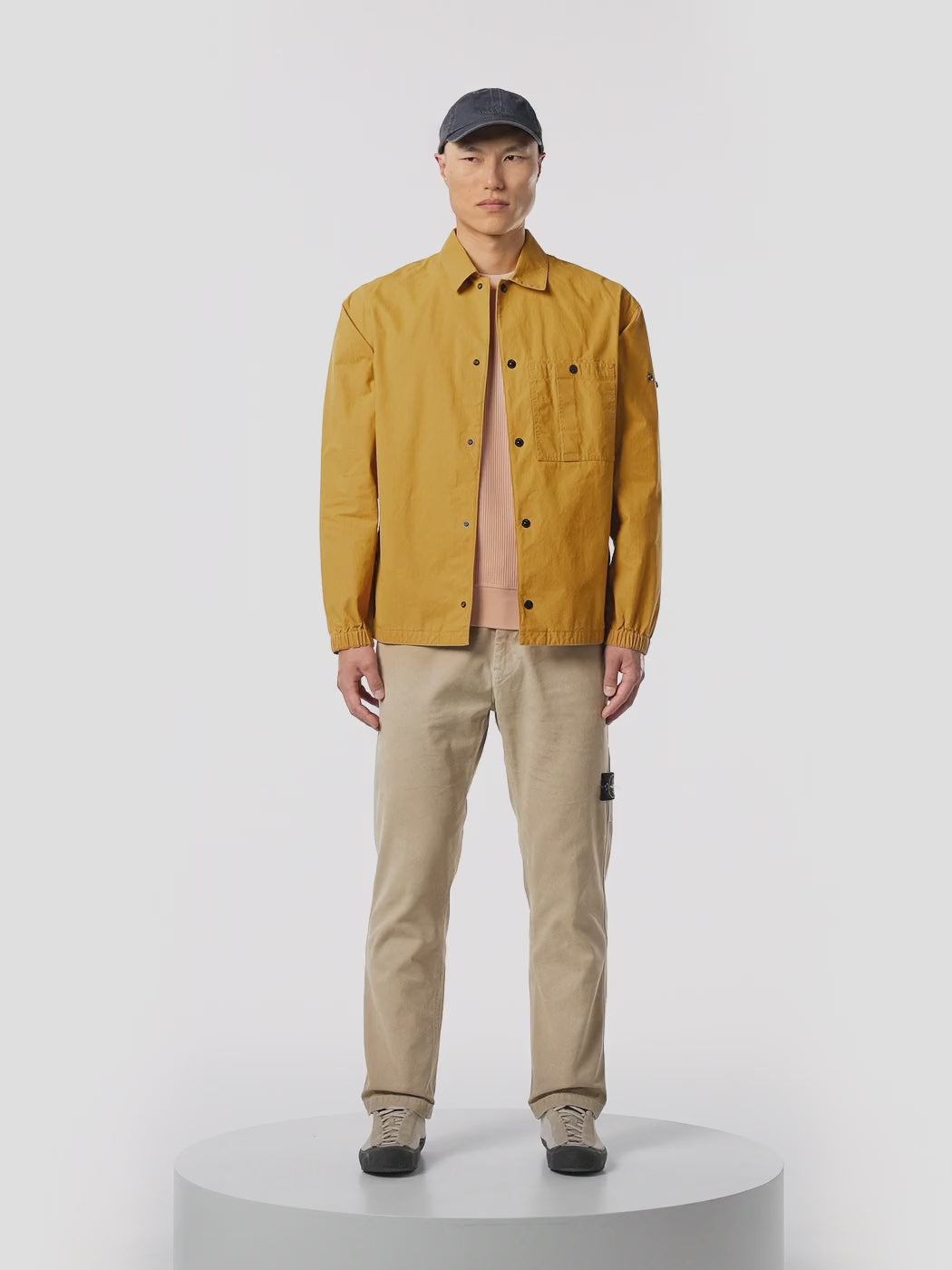 STONE ISLAND - Regular-fit Trousers with Utility Pocket Beige sable