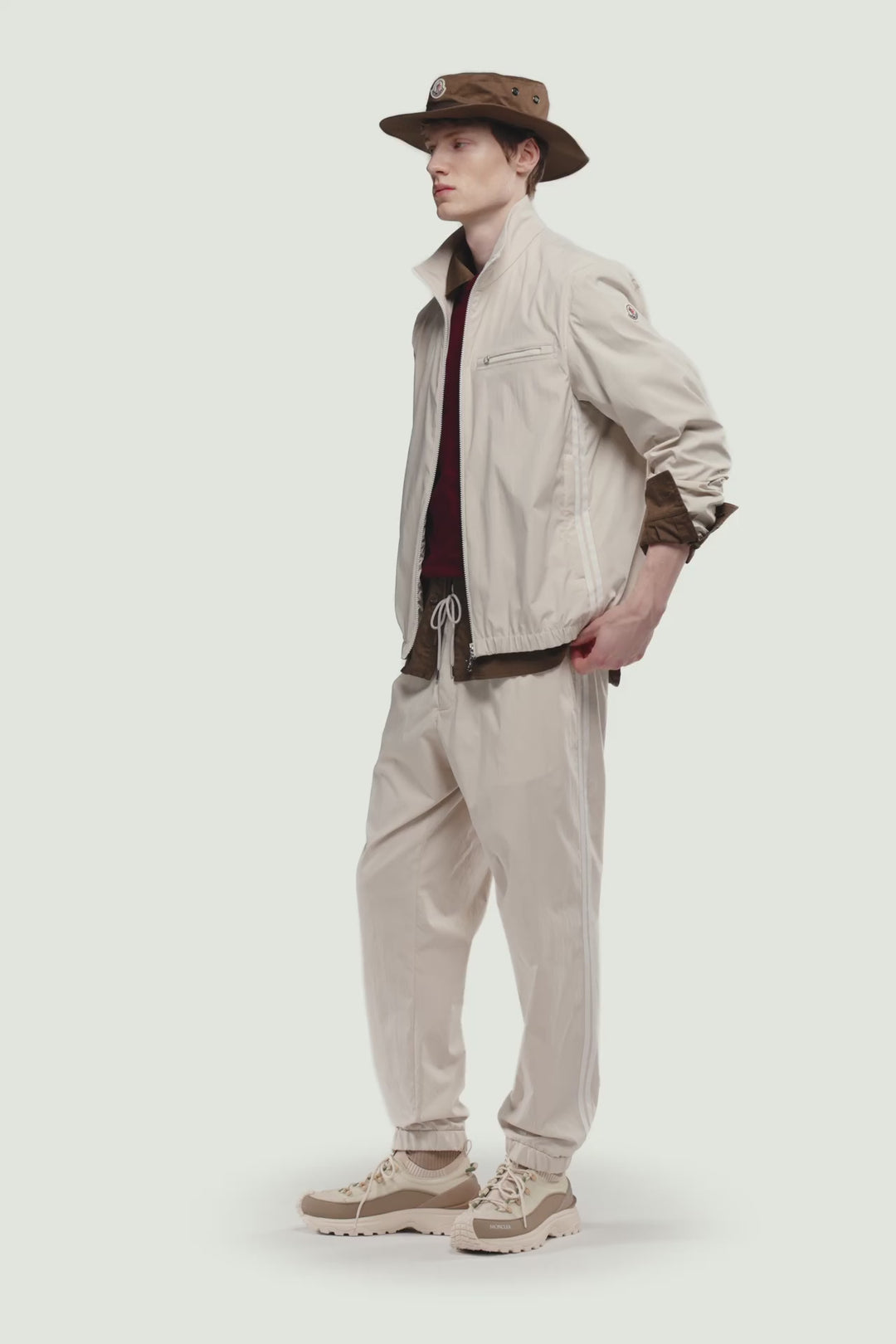 MONCLER - Veste Danby Blanc ivoire