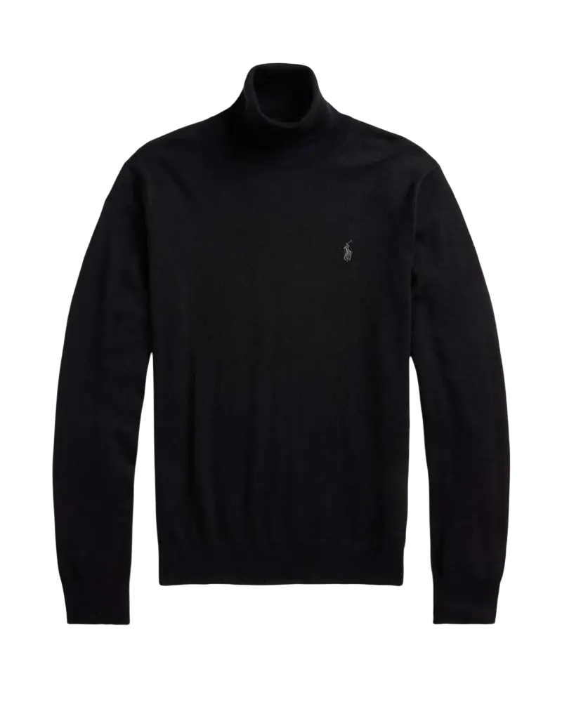 POLO RALPH LAUREN - Pull à col roulé Noir
