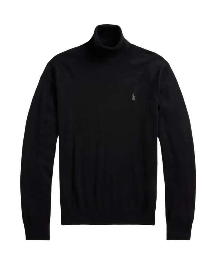 POLO RALPH LAUREN - Pull à col roulé Noir