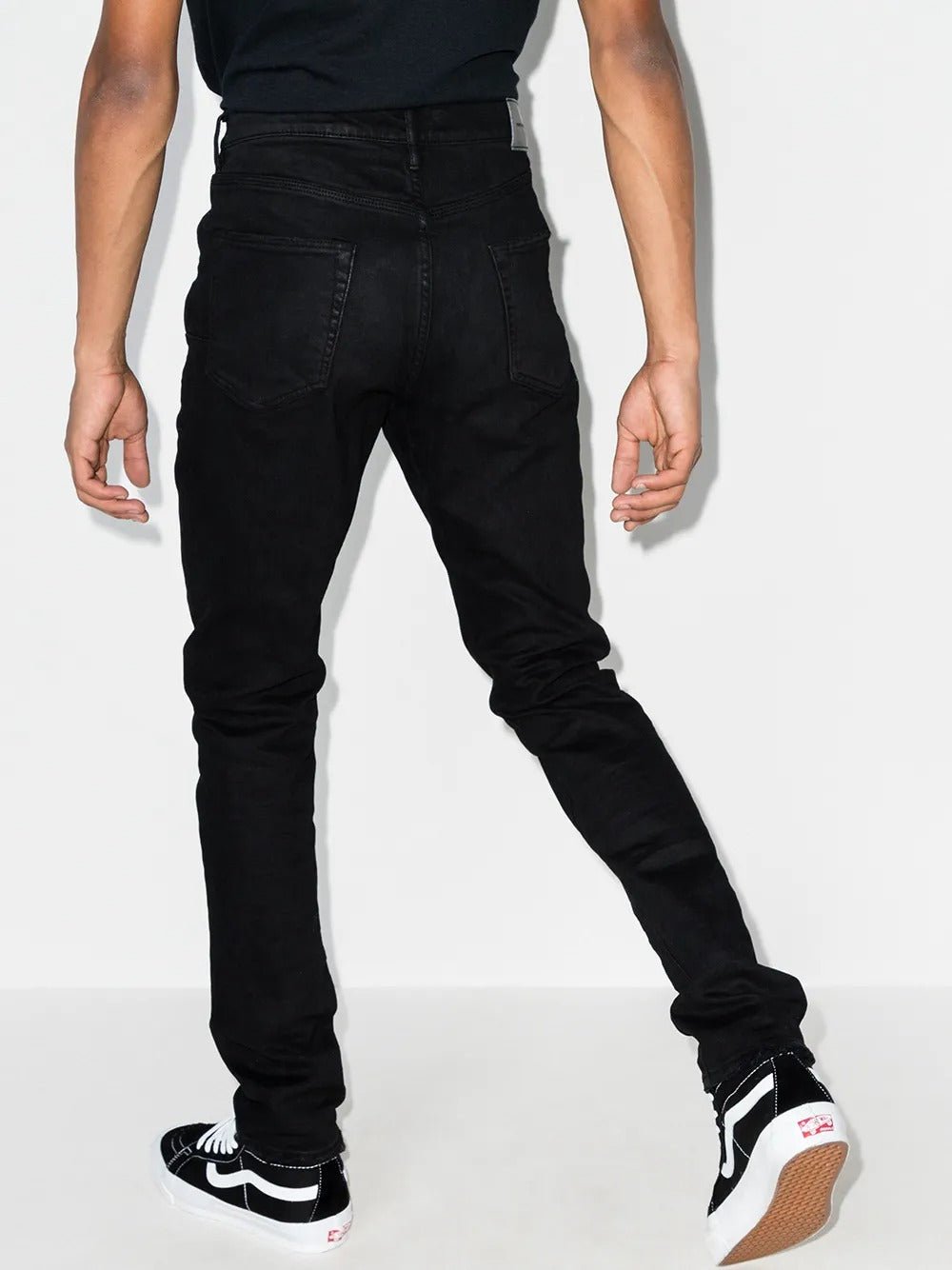 PURPLE BRAND - Jean à Bords Francs Noir - Lothaire