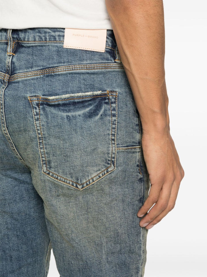Purple Brand jean p005 - oymi423 mid indigo bleu - Lothaire