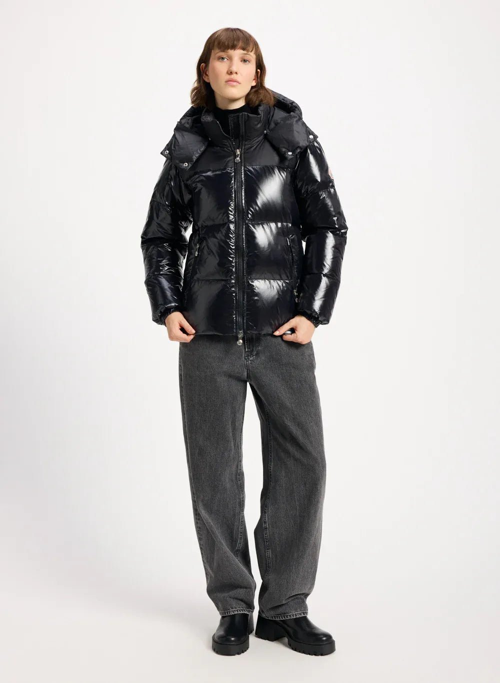 PYRENEX - Doudoune brillante femme Lively noire brillante noir HIVER 2025 - 2026 👍 - Lothaire