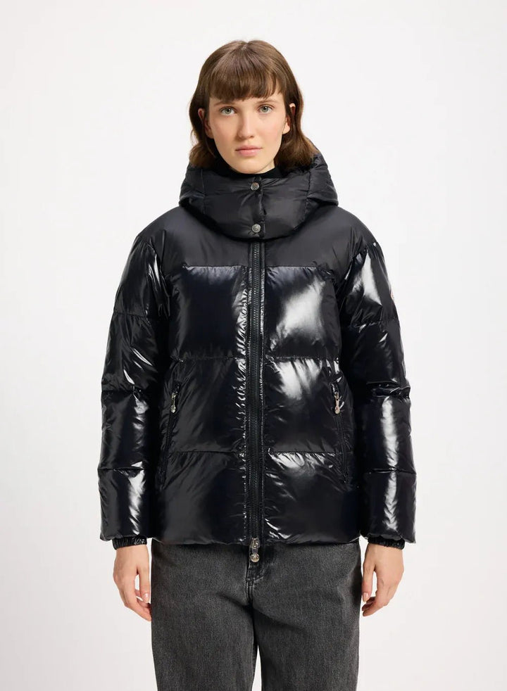 PYRENEX - Doudoune brillante femme Lively noire brillante noir HIVER 2025 - 2026 👍 - Lothaire