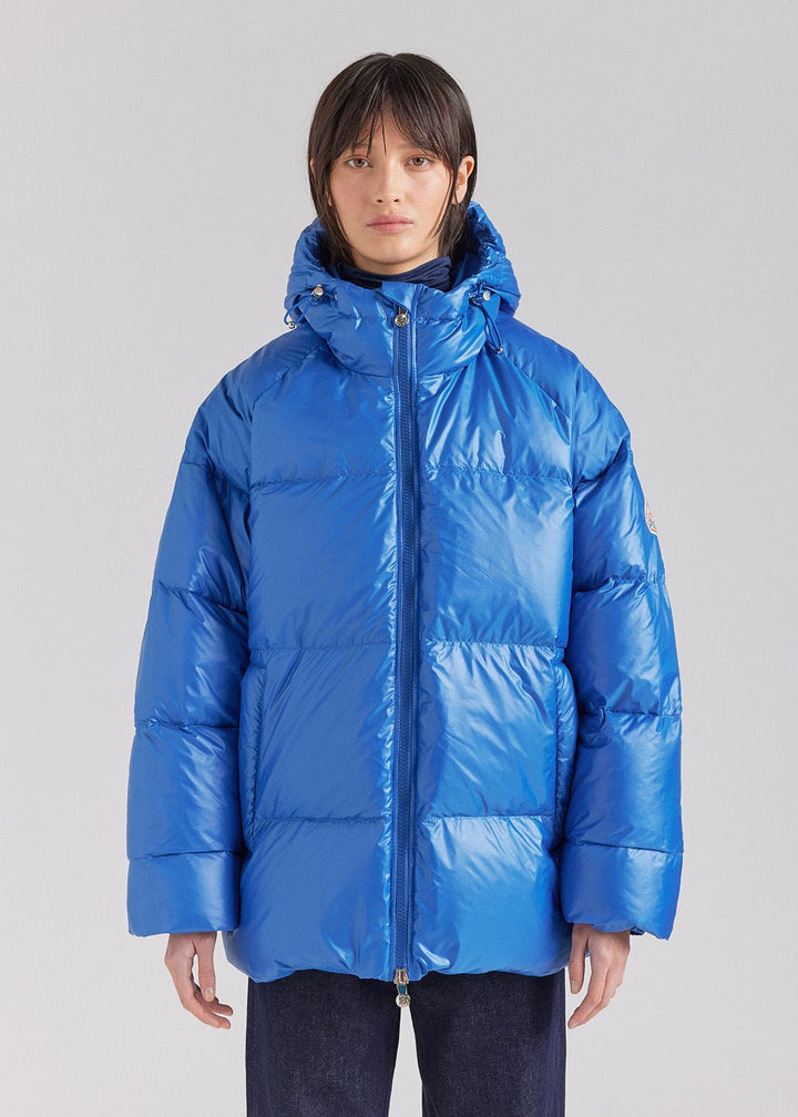 PYRENEX - Doudoune unisexe à capuche Sten Bleu Adriatic - Lothaire