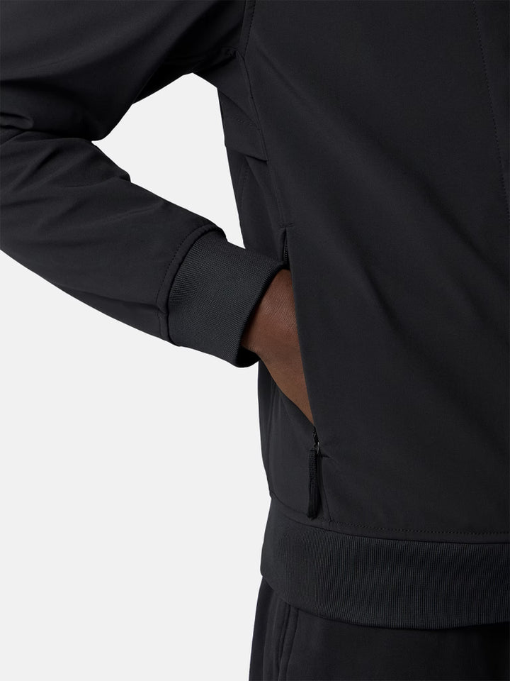 STONE ISLAND - Veste à capuche Soft Shell-R E.Dye® Technology Noir