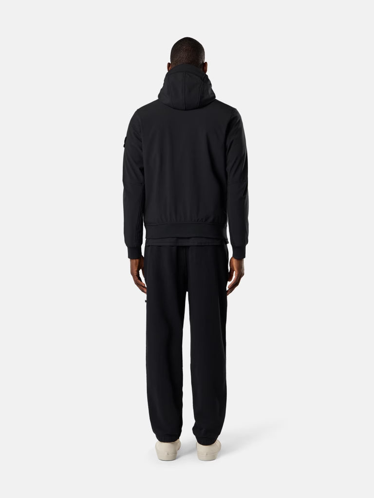 STONE ISLAND - Veste à capuche Soft Shell-R E.Dye® Technology Noir