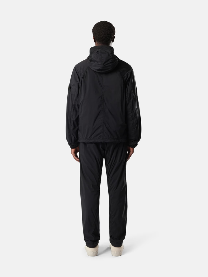 STONE ISLAND - Veste à capuche Ultralight Nylon Stretch-TC Noir