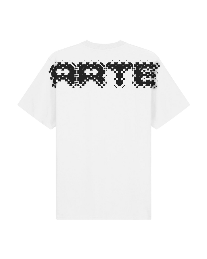 ARTE - T-shirt Pixel Back Blanc